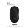 Logitech B100 | Bedrade Muis | Links- en Rechtshandig | USB-A | 800 DPI | Zwart