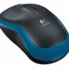 Logitech M185 | Draadloze Muis | Links- en Rechtshandig | RF | 1000 DPI | Zwart/Blauw