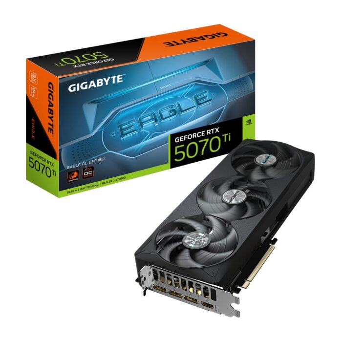 GIGABYTE GeForce RTX 5070 Ti EAGLE OC SFF | 16GB GDDR7 | DLSS 4 | Videokaart | Nvidia GPU GIGABYTE GeForce RTX 5070 Ti EAGLE OC SFF | 16GB GDDR7 | DLSS 4 | Videokaart | Nvidia GPU