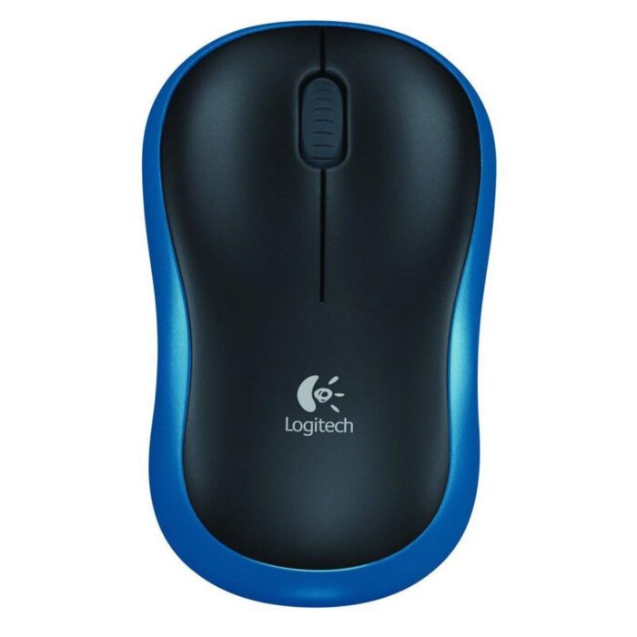Logitech M185 | Draadloze Muis | Links- en Rechtshandig | RF | 1000 DPI | Zwart/Blauw Logitech M185 | Draadloze Muis | Links- en Rechtshandig | RF | 1000 DPI | Zwart/Blauw