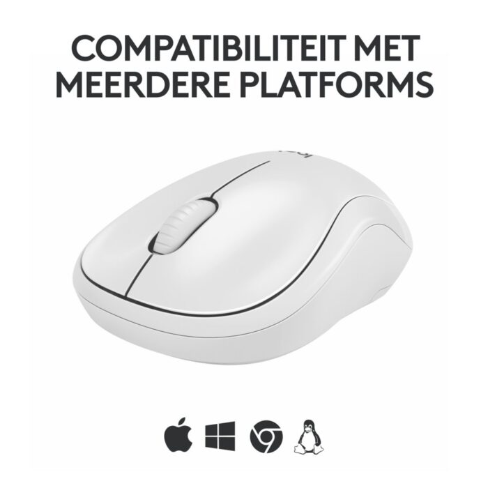 Logitech M240 | Draadloze Bluetooth Muis | Ambidextrous | Compact Reisformaat | Wit Logitech M240 | Draadloze Bluetooth Muis | Ambidextrous | Compact Reisformaat | Wit
