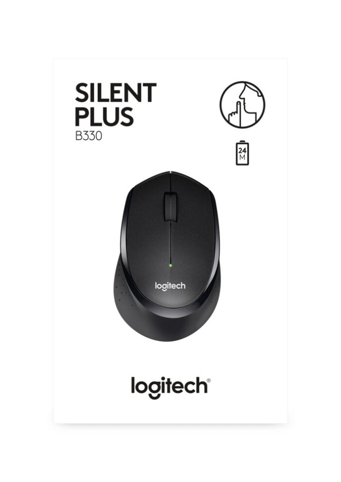 Logitech B330 Silent Plus | Draadloze Muis | Links- en Rechtshandig | RF | 1000 DPI | Zwart Logitech B330 Silent Plus | Draadloze Muis | Links- en Rechtshandig | RF | 1000 DPI | Zwart