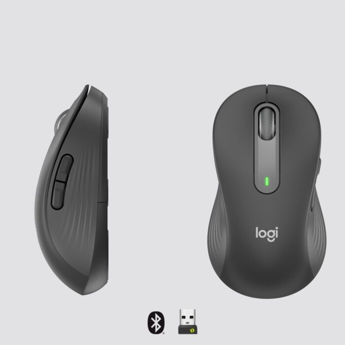 Logitech Signature M650 | Draadloze Muis | Linkshandig | RF + Bluetooth | 2000 DPI | Grafiet Logitech Signature M650 | Draadloze Muis | Linkshandig | RF + Bluetooth | 2000 DPI | Grafiet