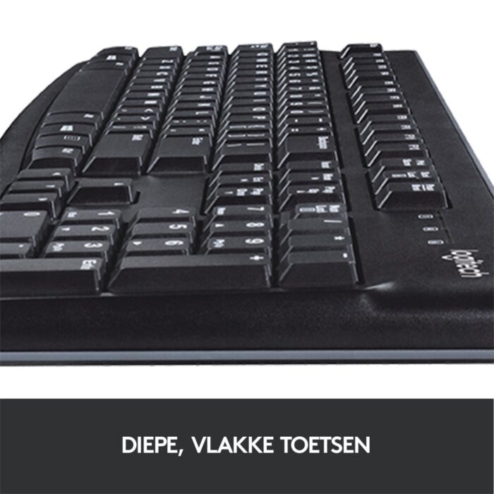 Logitech K120 | Zakelijk Bedraad Toetsenbord | QWERTY Logitech K120 | Zakelijk Bedraad Toetsenbord | QWERTY