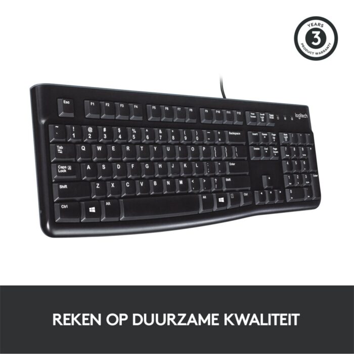 Logitech K120 | Zakelijk Bedraad Toetsenbord | QWERTY Logitech K120 | Zakelijk Bedraad Toetsenbord | QWERTY