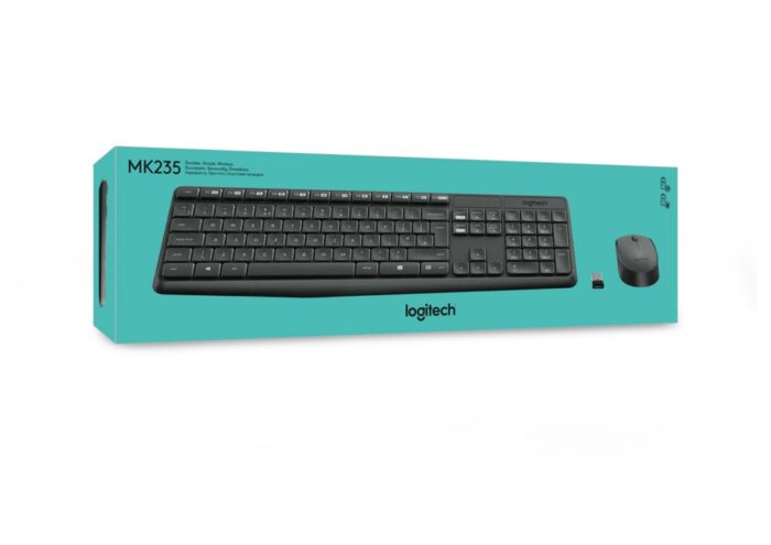 Logitech MK235 | Draadloze Muis en Toetsenbordcombo | QWERTY Logitech MK235 | Draadloze Muis en Toetsenbordcombo | QWERTY