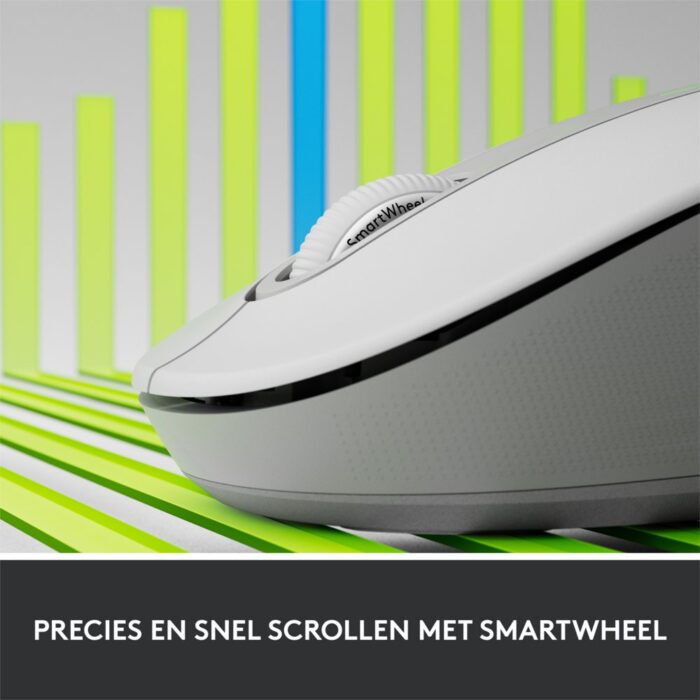 Logitech Signature M650 | Draadloze Muis | Rechtshandig | RF + Bluetooth | 2000 DPI | Wit Logitech Signature M650 | Draadloze Muis | Rechtshandig | RF + Bluetooth | 2000 DPI | Wit