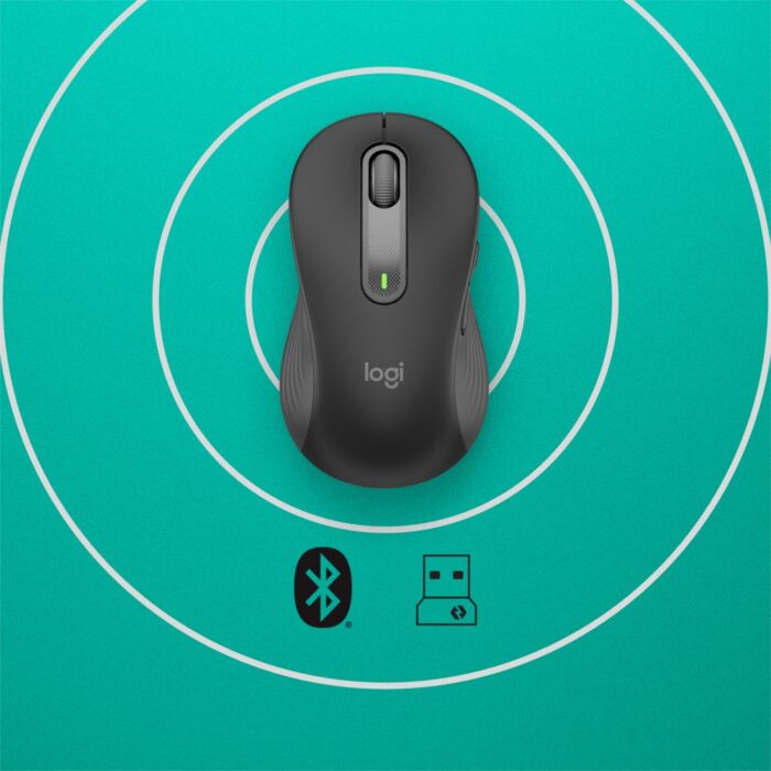 Logitech Signature M650 | Draadloze Muis | Linkshandig | RF + Bluetooth | 2000 DPI | Grafiet Logitech Signature M650 | Draadloze Muis | Linkshandig | RF + Bluetooth | 2000 DPI | Grafiet
