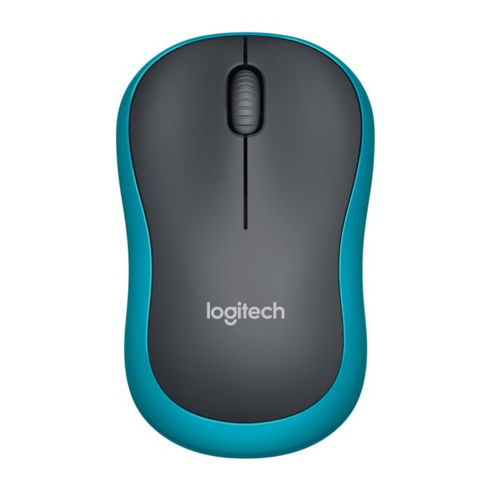 Logitech M185 | Draadloze Muis | Links- en Rechtshandig | RF | 1000 DPI | Zwart/Blauw Logitech M185 | Draadloze Muis | Links- en Rechtshandig | RF | 1000 DPI | Zwart/Blauw