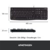 Logitech K120 | Zakelijk Bedraad Toetsenbord | QWERTY