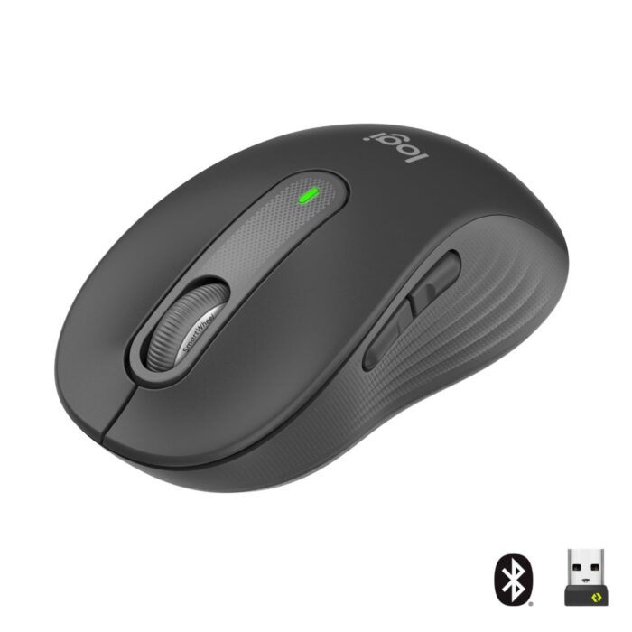 Logitech Signature M650 | Draadloze Muis | RF-Draadloos + Bluetooth | 1000 DPI | Grafiet Logitech Signature M650 | Draadloze Muis | RF-Draadloos + Bluetooth | 1000 DPI | Grafiet