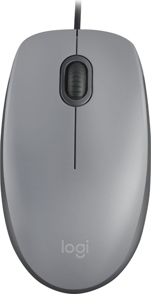 Logitech M110 Silent | Bekabelde Muis | Links- en Rechtshandig | USB-A | 1000 DPI | Grijs Logitech M110 Silent | Bekabelde Muis | Links- en Rechtshandig | USB-A | 1000 DPI | Grijs