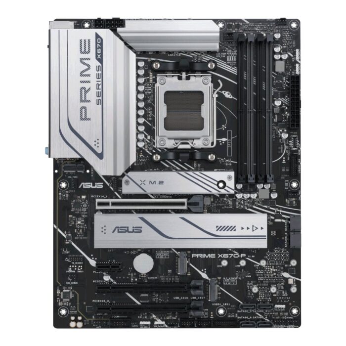 ASUS PRIME X670-P | AMD X670 | Socket AM5 | 4x DDR5 | ATX Moederbord | REFURBISHED ASUS PRIME X670-P | AMD X670 | Socket AM5 | 4x DDR5 | ATX Moederbord | REFURBISHED