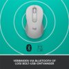Logitech Signature M650 | Draadloze Muis | Rechtshandig | RF + Bluetooth | 2000 DPI | Wit