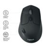 Logitech M720 Triathlon | Draadloze Muis | Rechtshandig | RF + Bluetooth | 1000 DPI | Zwart