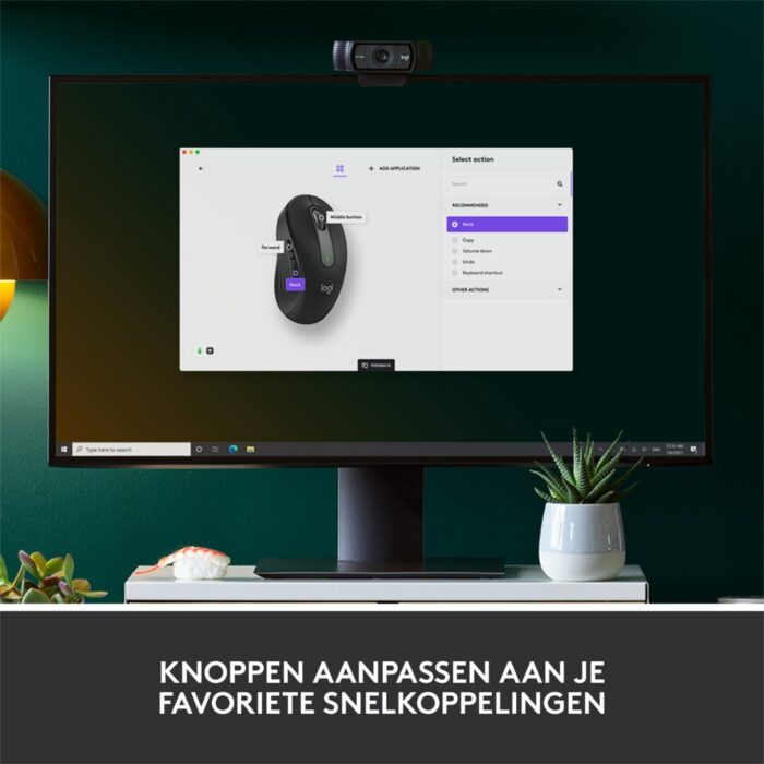 Logitech Signature M650 | Draadloze Muis | RF-Draadloos + Bluetooth | 1000 DPI | Grafiet Logitech Signature M650 | Draadloze Muis | RF-Draadloos + Bluetooth | 1000 DPI | Grafiet
