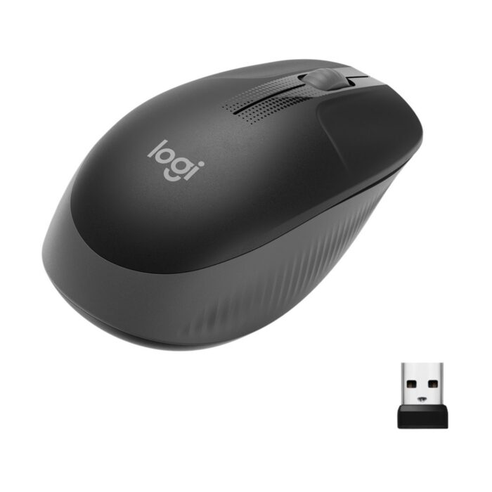 Logitech M190 | Draadloze Muis | Links- en Rechtshandig | RF | 1000 DPI | Zwart Logitech M190 | Draadloze Muis | Links- en Rechtshandig | RF | 1000 DPI | Zwart