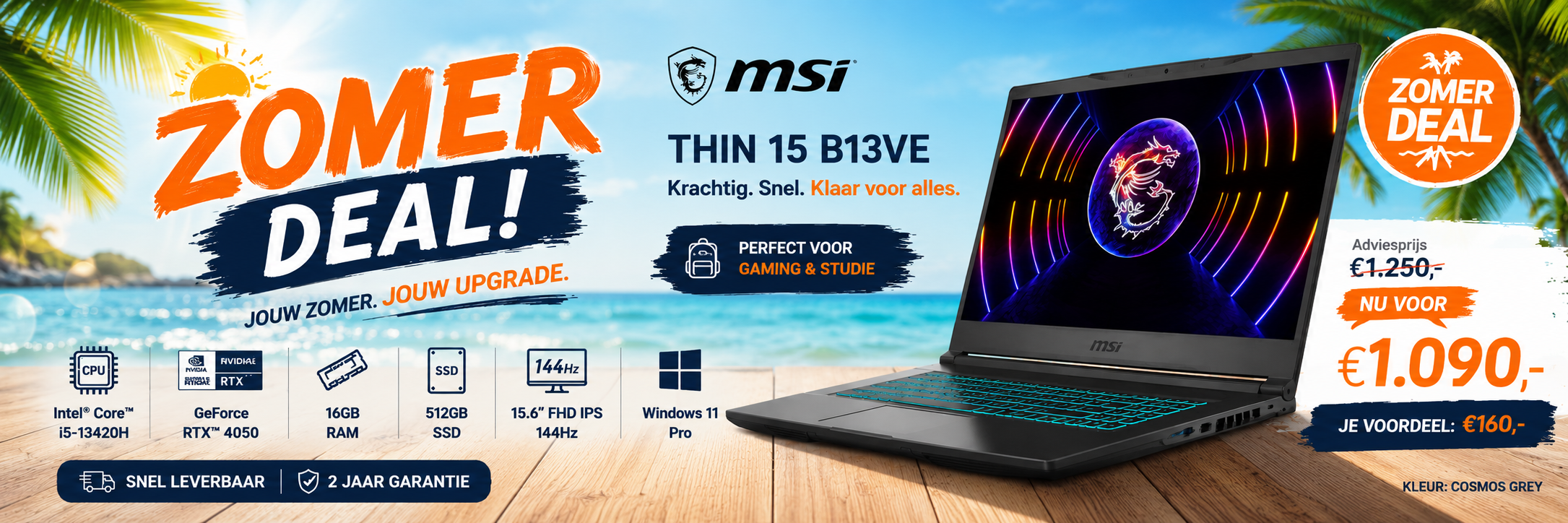 MSI Thin 15 B13VE