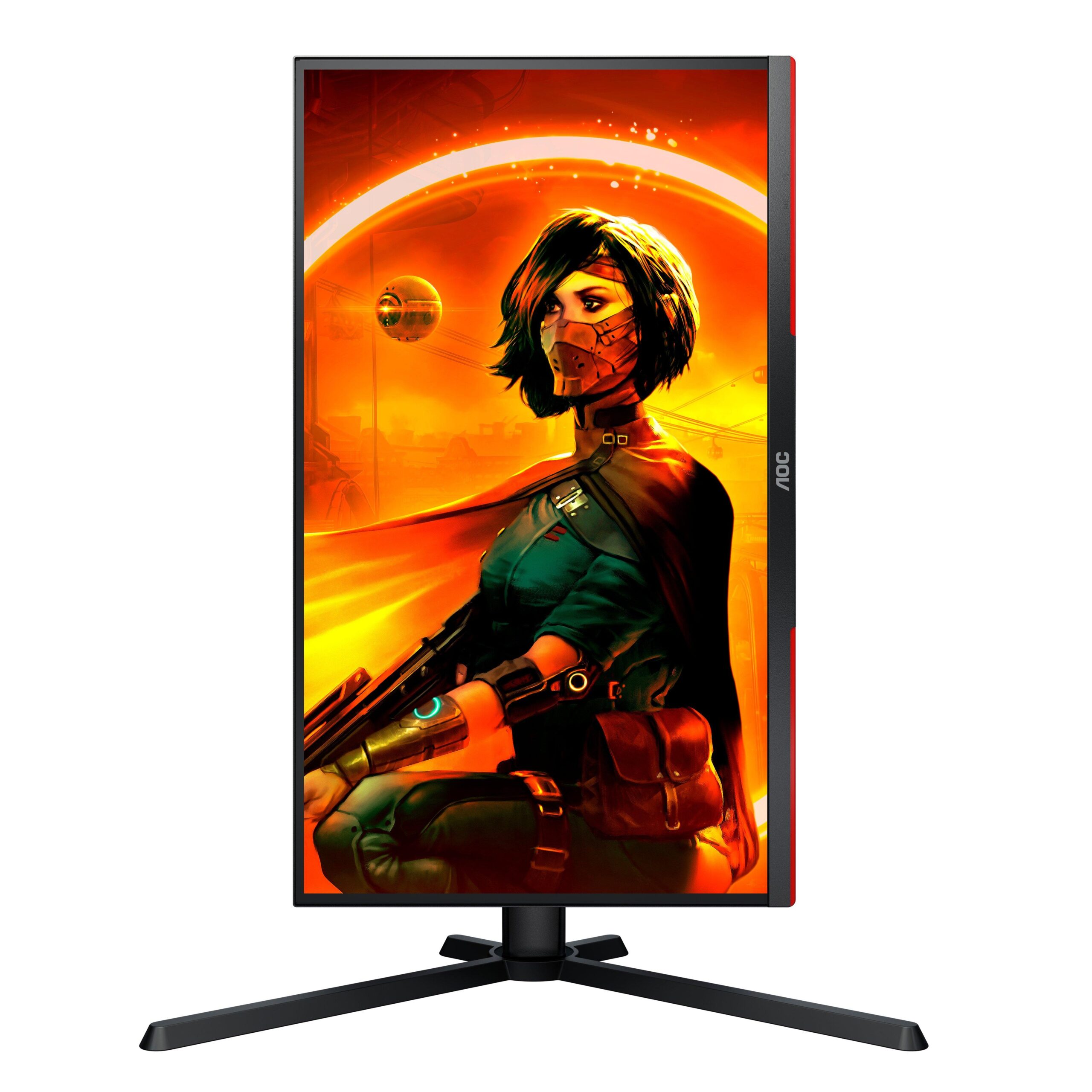 AOC G3 25G3ZM/BK monitor zwart rood 24.5" FHD 240Hz 1ms
