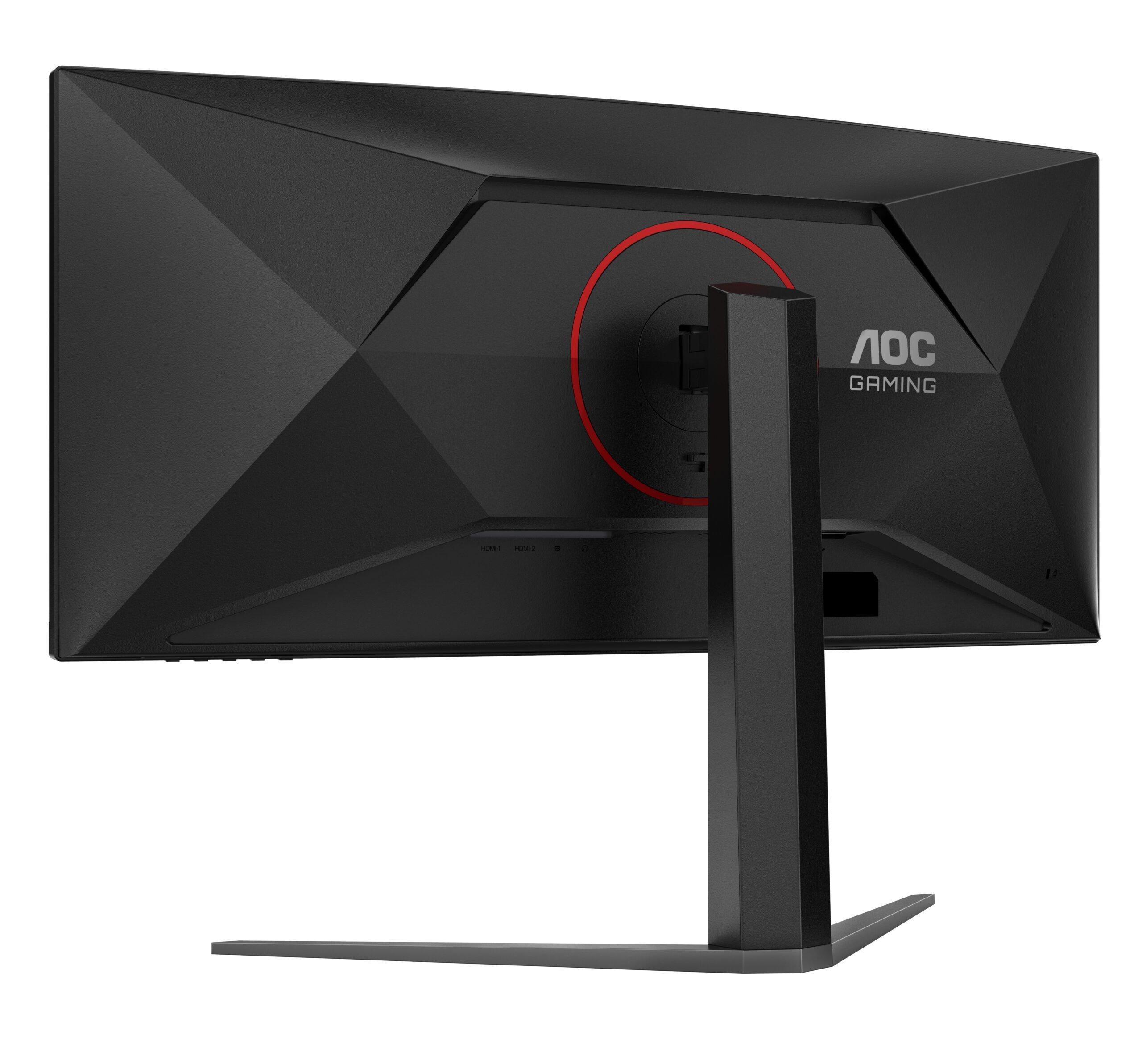 AOC G4 CU34G4 monitor zwart rood 34" 3440x1440 180Hz