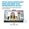 HP E27m G4 | 27" QHD IPS USB-C Conferentiemonitor met Webcam, Speakers en Microfoon | 75Hz | Zwart