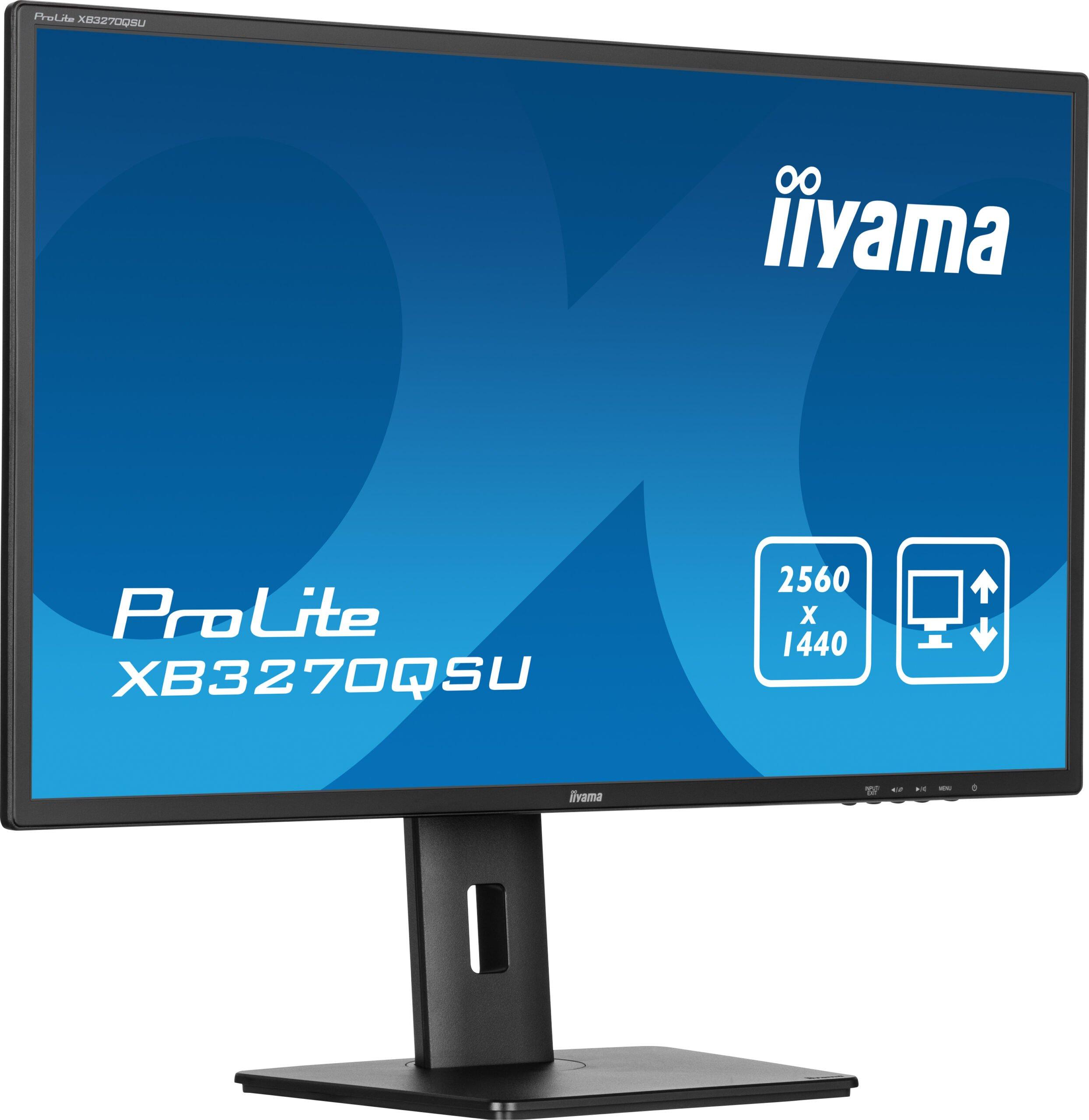iiyama ProLite XB3270QSU-B1 monitor 31.5" 2560x1440 zwart