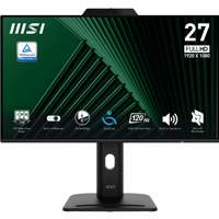 MSI PRO MP272PMG 27" Full HD IPS Monitor 120Hz Webcam Zwart