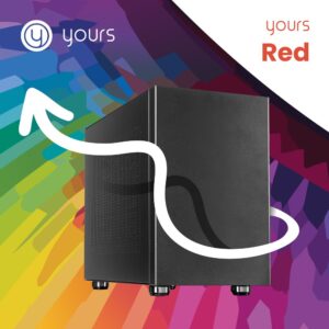 YOURS RED Intel Core i5-14400 Small Form Factor 16GB 1TB SSD