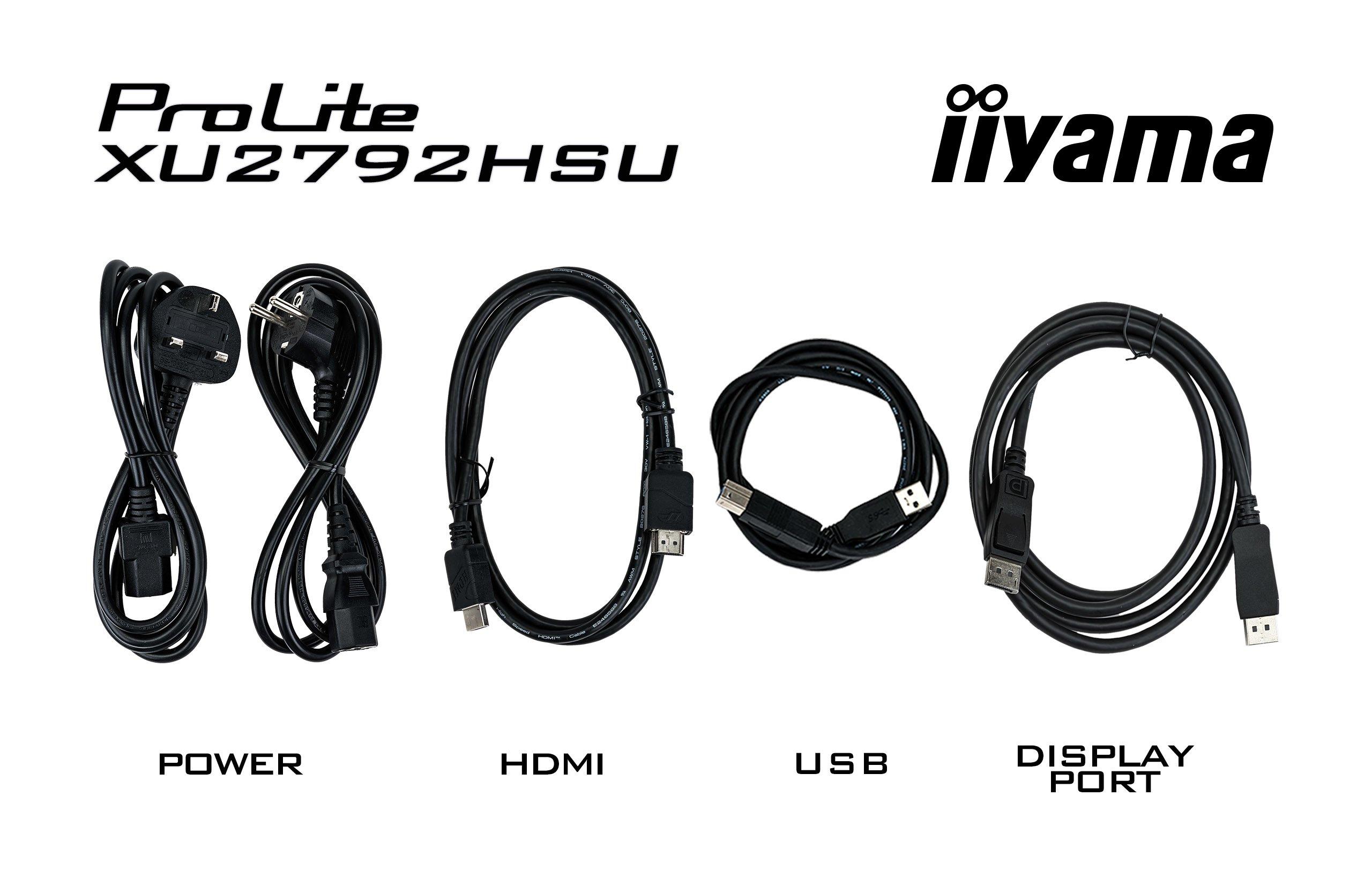 iiyama ProLite XU2792HSU-B6 monitor 27" 1920x1080 LED zwart