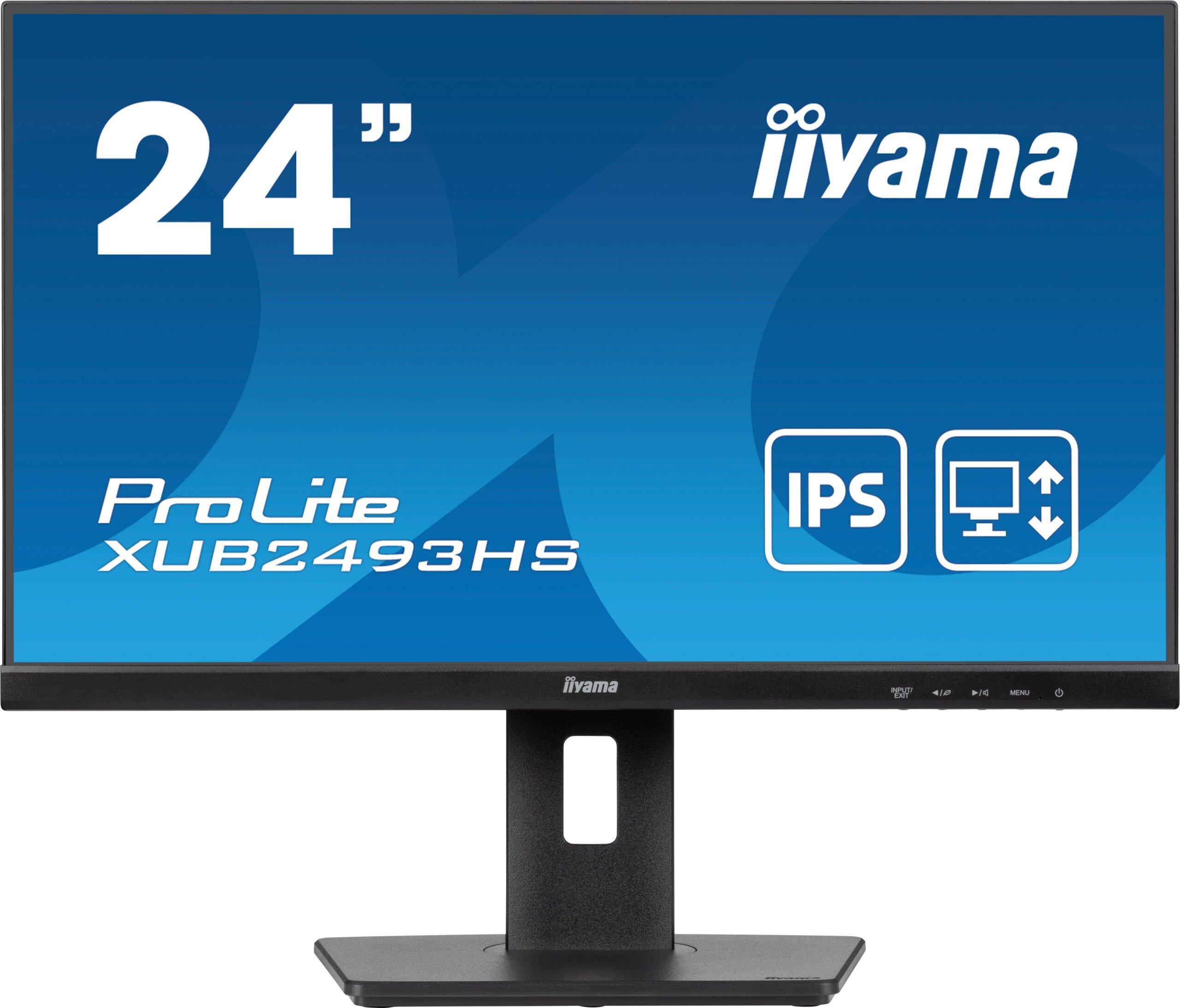 iiyama ProLite XUB2493HS-B6 monitor 23.8" FHD LED zwart