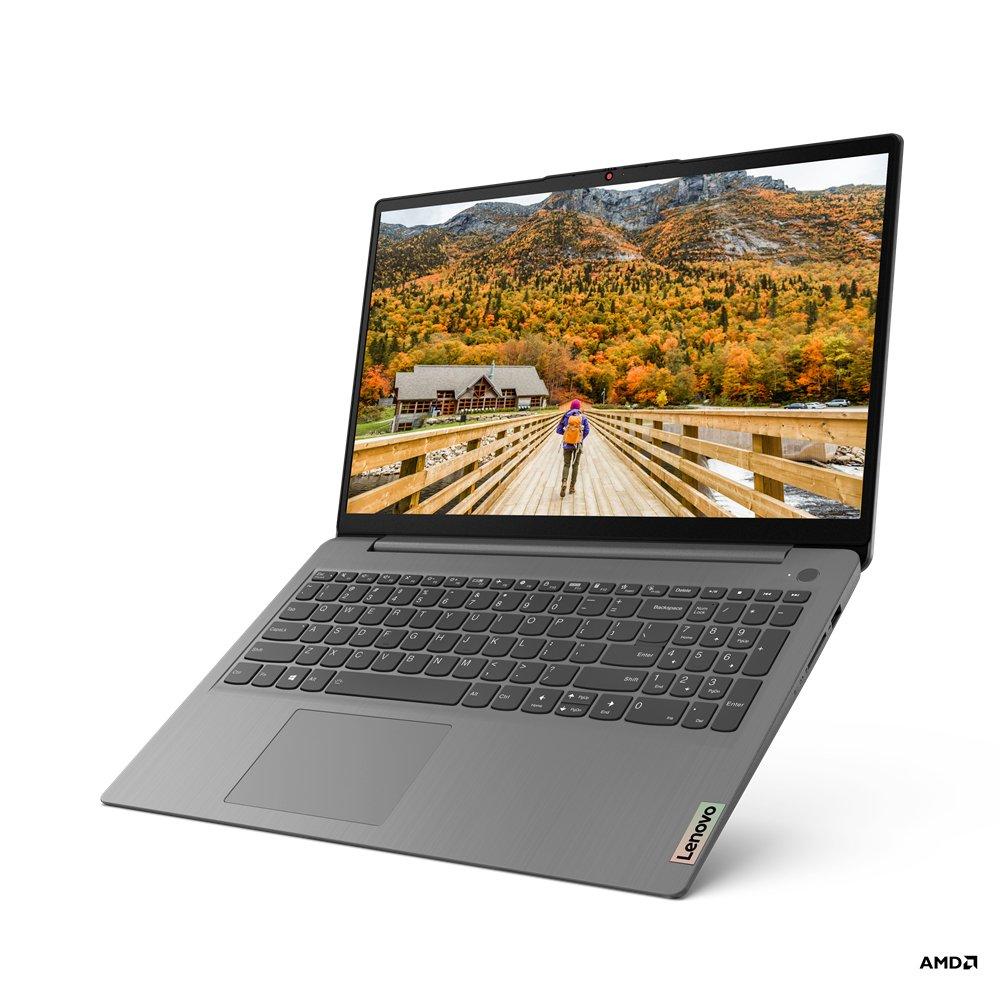 Lenovo IdeaPad 3 15ALC6 AMD Ryzen™ 5 5500U Laptop 39,6 cm (15.6") Full HD 8 GB DDR4-SDRAM 256 GB SSD Wi-Fi 5 (802.11ac) Windows 11 Home Engels Grijs