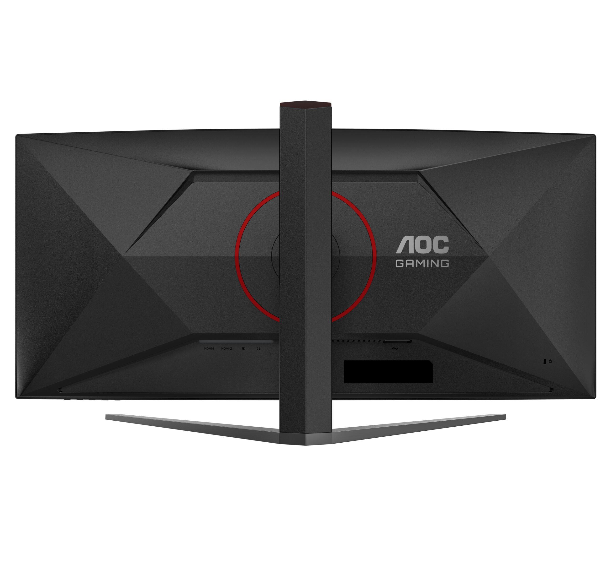 AOC G4 CU34G4 monitor zwart rood 34" 3440x1440 180Hz