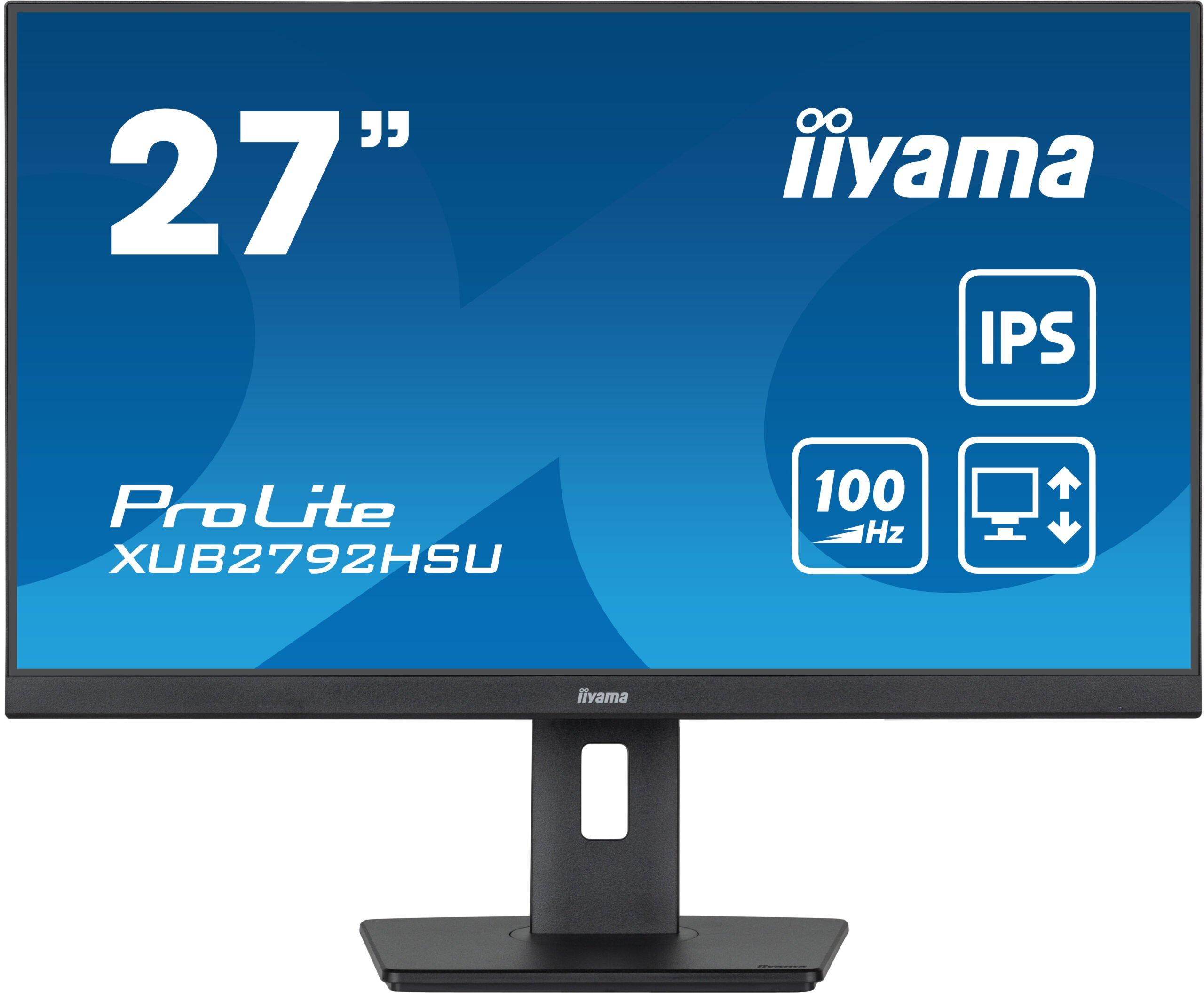 iiyama ProLite XUB2792HSU-B6 monitor 27" Full HD zwart 100Hz