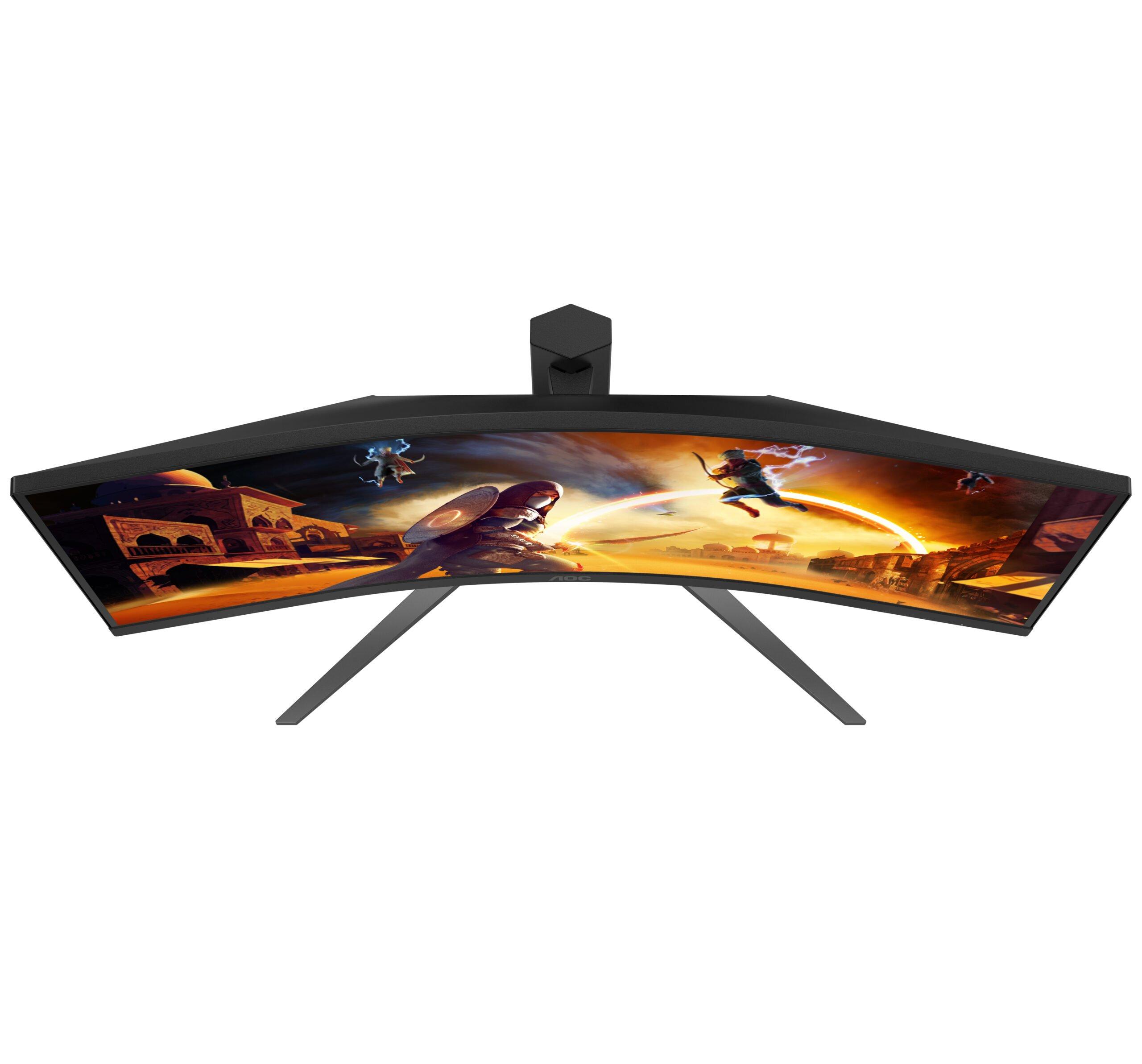 AOC G4 CU34G4 monitor zwart rood 34" 3440x1440 180Hz
