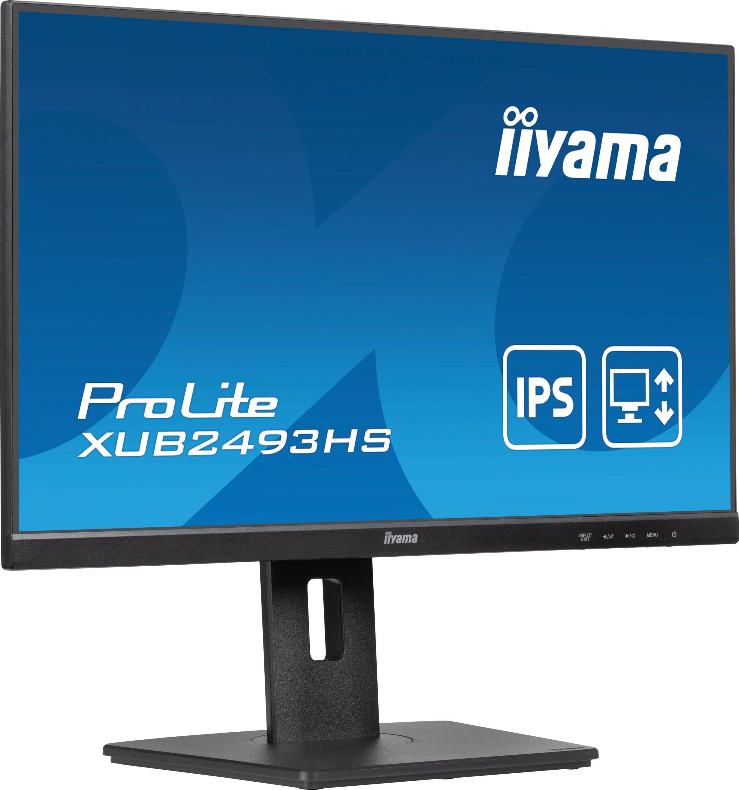 iiyama ProLite XUB2493HS-B6 monitor 23.8" FHD LED zwart