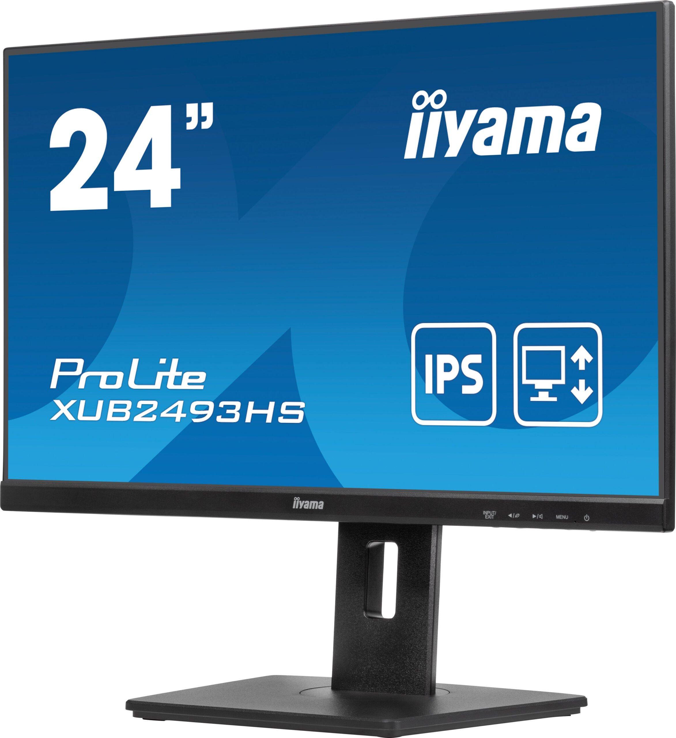 iiyama ProLite XUB2493HS-B6 monitor 23.8" FHD LED zwart