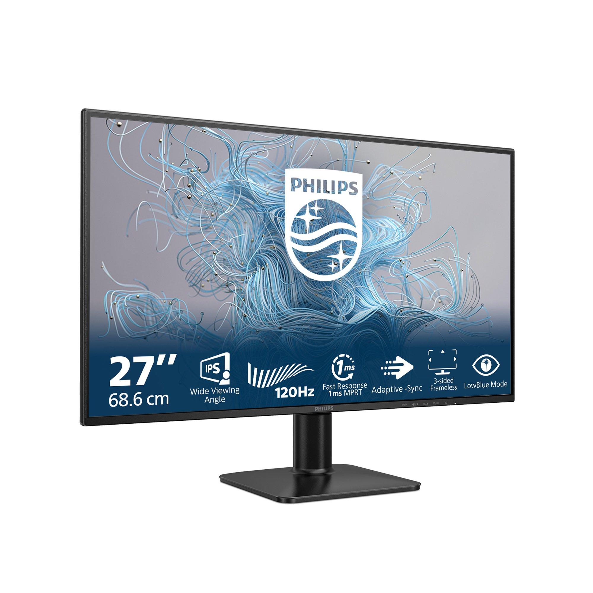 Philips 1000 series 27E2N1110/00 monitor 27" Full HD 120Hz zwart