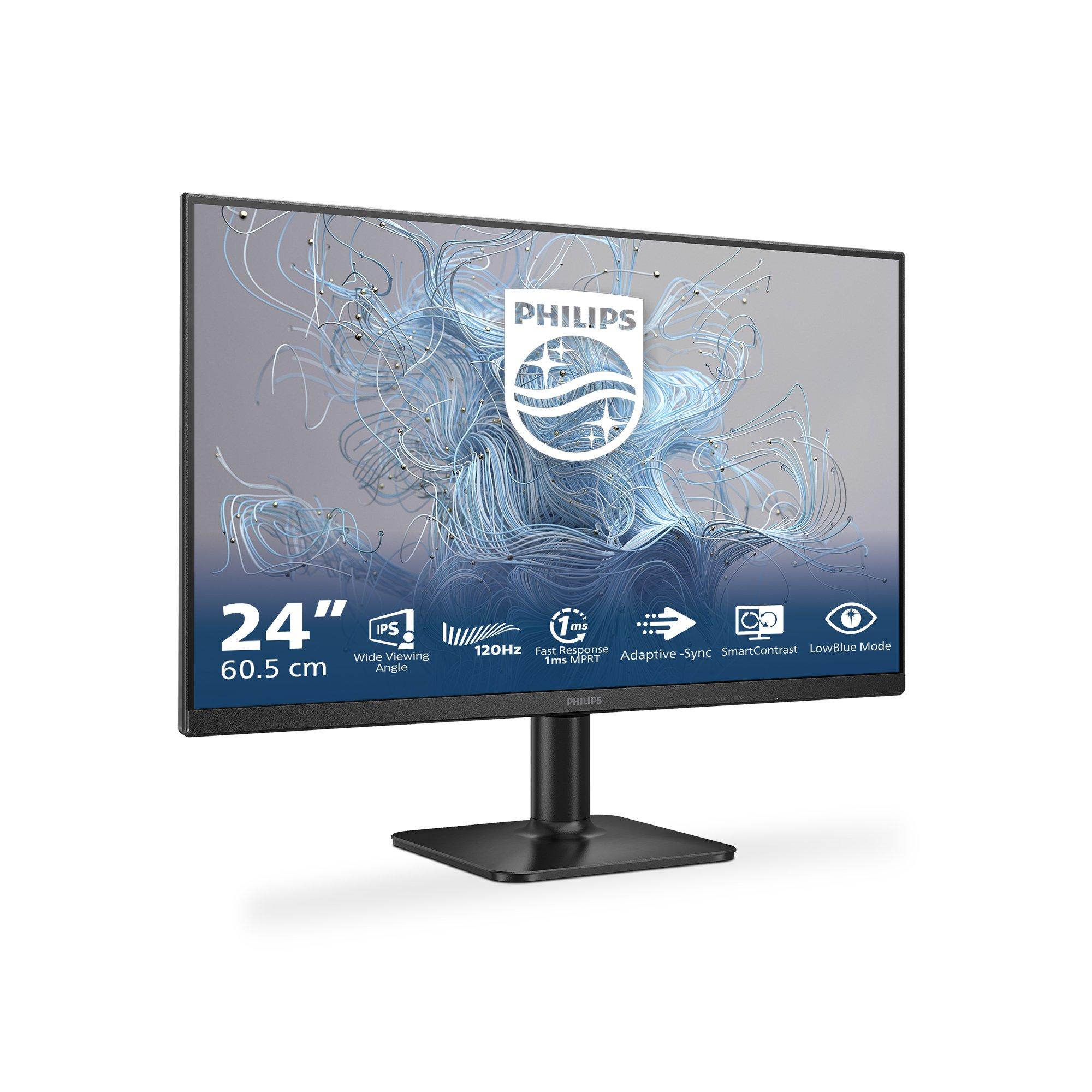 Philips 1000 series 24E2N1110/00 monitor 24" FHD 120Hz 1ms zwart