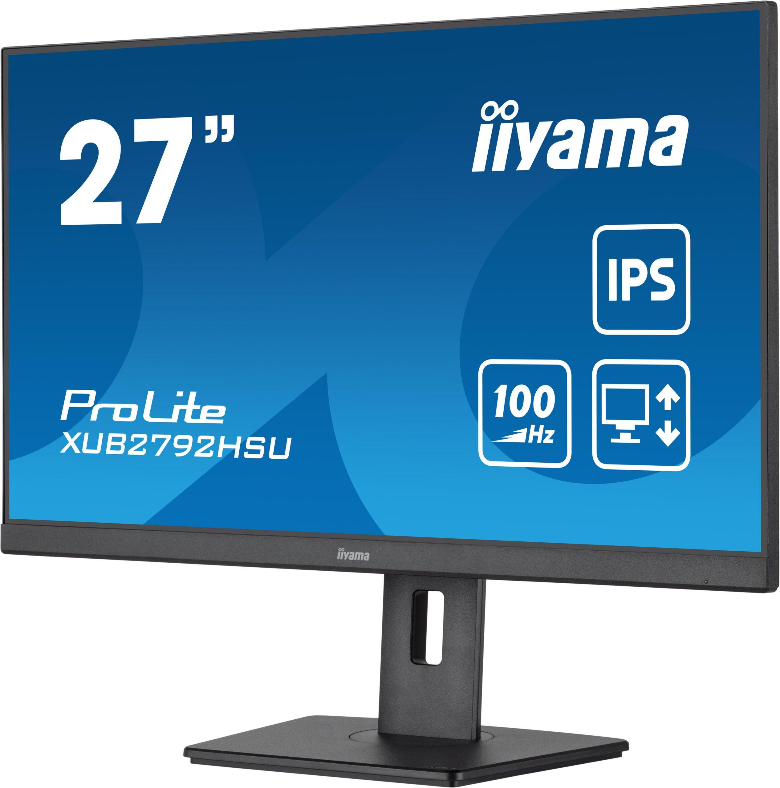 iiyama ProLite XUB2792HSU-B6 monitor 27" Full HD zwart 100Hz