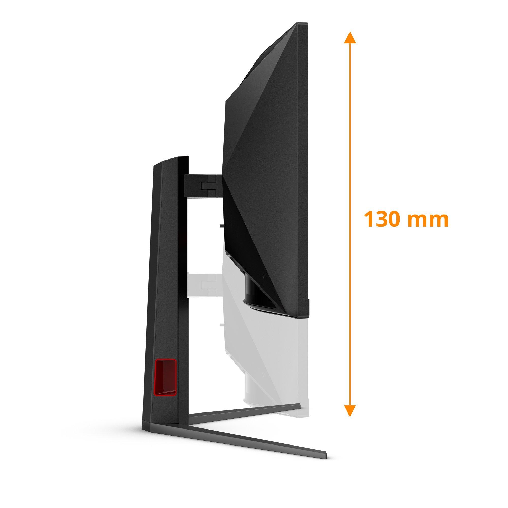 AOC G4 CU34G4 monitor zwart rood 34" 3440x1440 180Hz