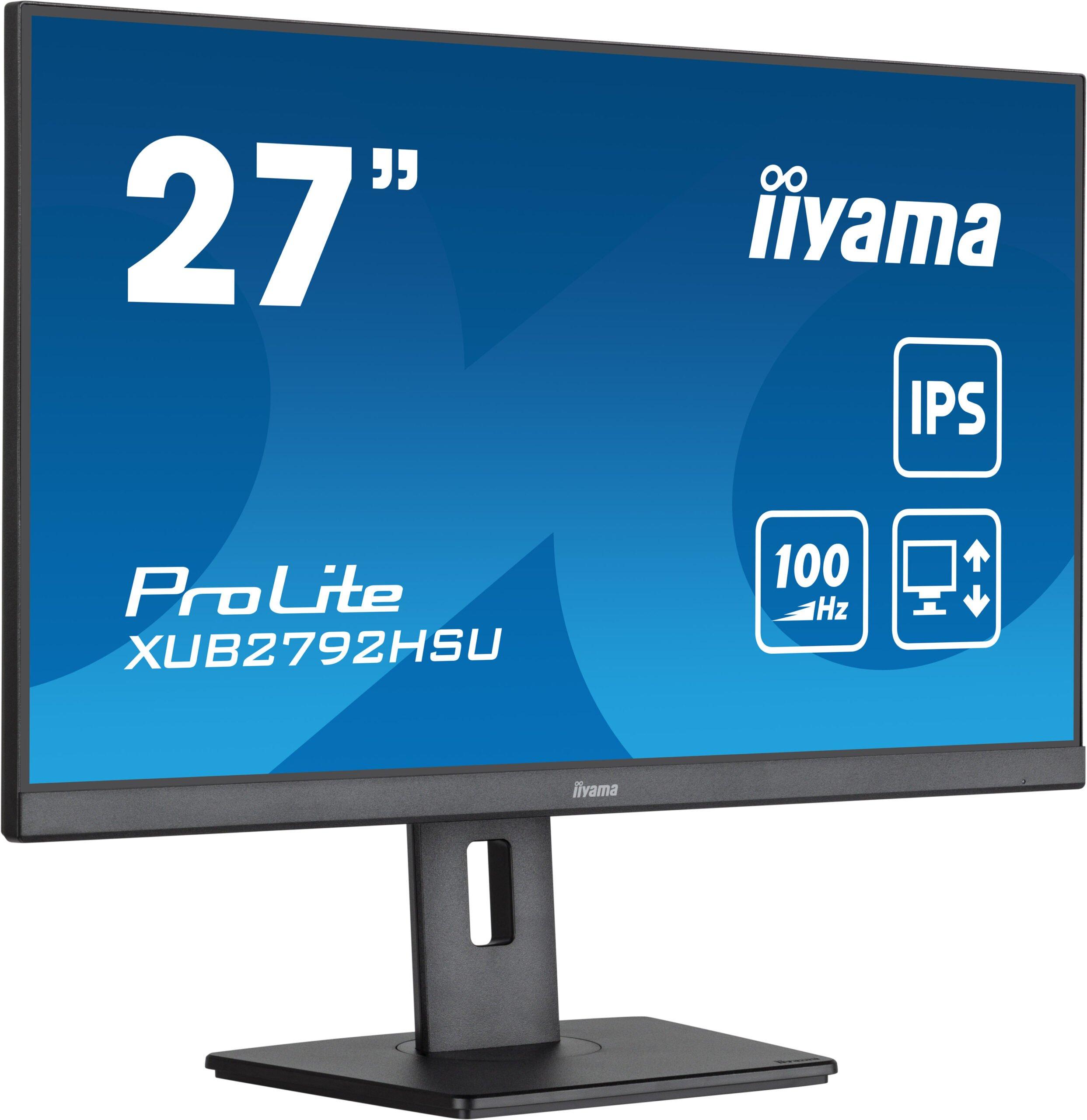 iiyama ProLite XUB2792HSU-B6 monitor 27" Full HD zwart 100Hz