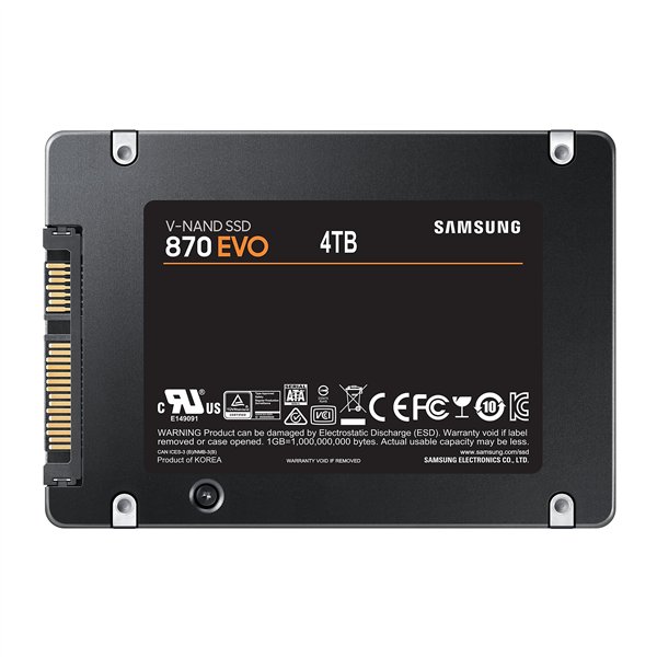 SAMSUNG 870 EVO SATA III 2.5 inch SSD 4TB