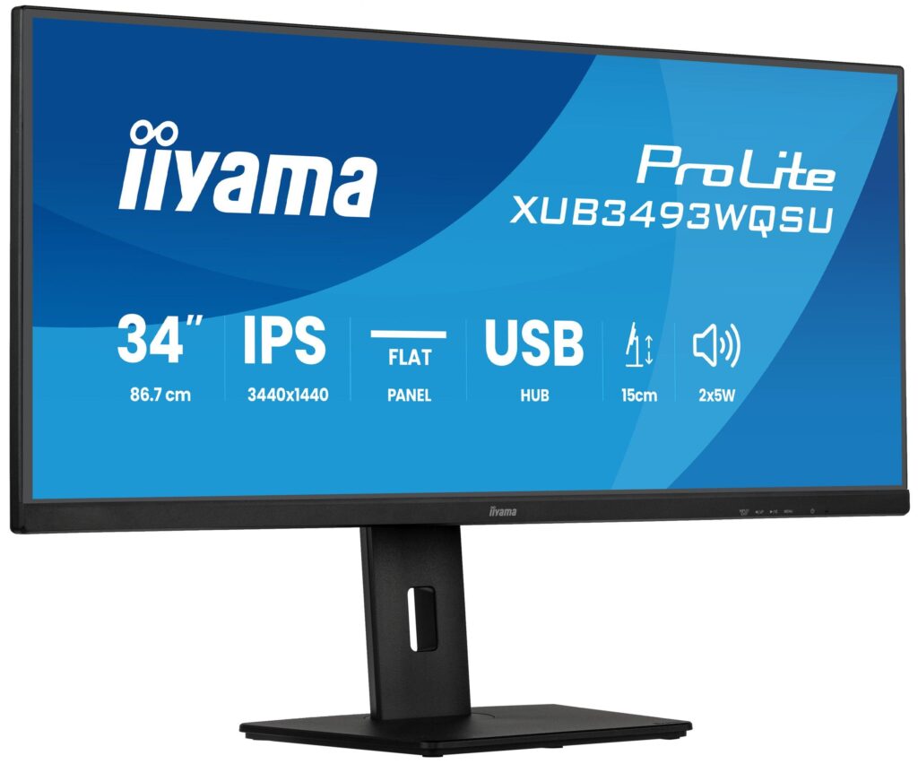iiyama ProLite XUB3493WQSU-B6 monitor 34" 3440x1440 zwart