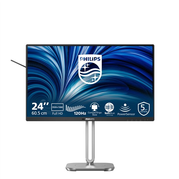 PHILIPS 4000 Series - 24 inch - Full HD LCD - 1920x1080 - Pivot - HAS