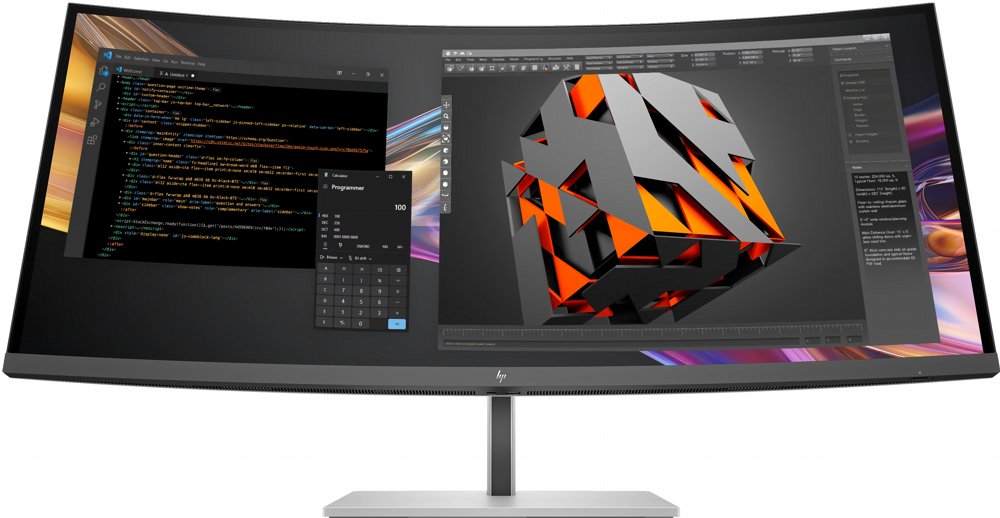 HP Series 7 Pro 738pu | 37.5" WQHD+ IPS Black Curved | Thunderbolt 4 | USB-C Docking Monitor