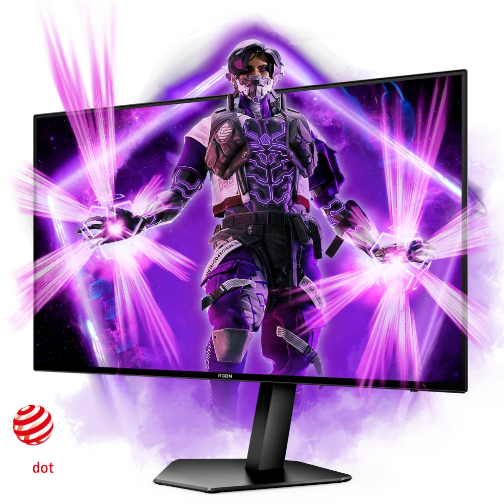AOC AGON PRO AG276QZD 27" | 2560x1440 QHD OLED | 240Hz | 0.03ms | HDR10 | G-Sync Compatible | Gaming Monitor | Open Box